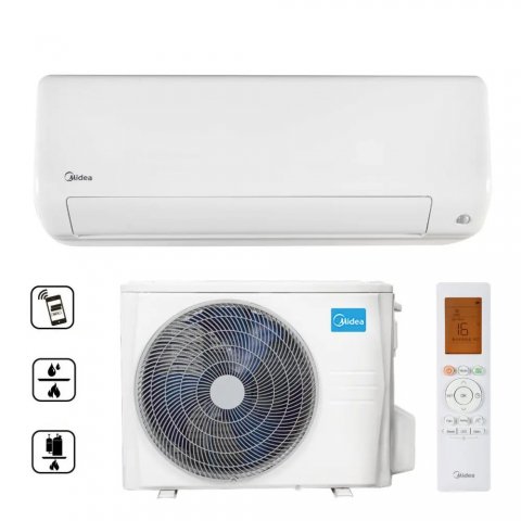 Midea MEX-12-SP All Easy Pro, 3,5kW hűtő-fűtő oldalfali split klíma szett, A+++/A++, Wifi, R32 - Split klíma