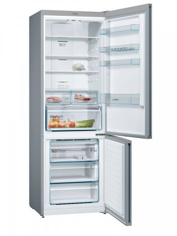 Bosch KGN49XLEA kombinált hűtő, 330+108liter, E, NoFrost, inoxlook - Szabadonálló hűtő, hűtőszekrény