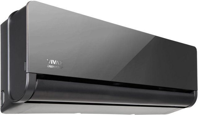 Vivax ACP-12CH35AEHI+ Gray Mirror H-Design, Oldalfali, Inverteres, hűtő-fűtő split klíma szett, 3,5kW, A+++/A++, Wifi ready - Split klíma