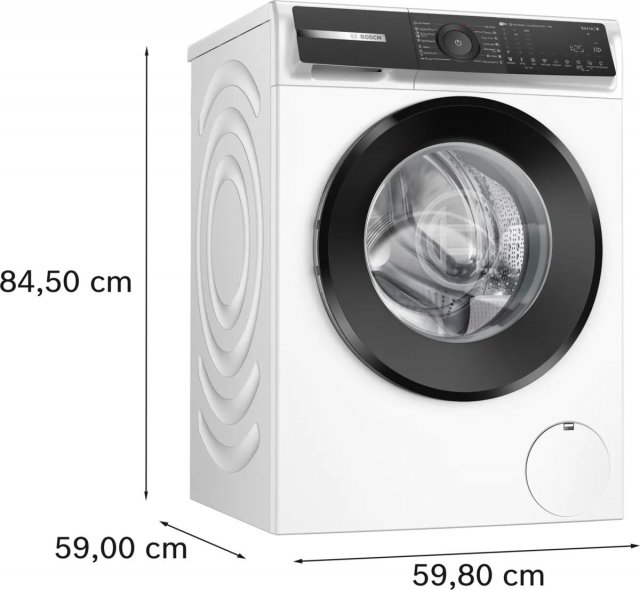 Bosch WGH24400BY elöltöltős mosógép, 9kg, 1400 fordulat, Iron Assist, Home Connect, A - Elöltöltős mosógép, mosó-szárító