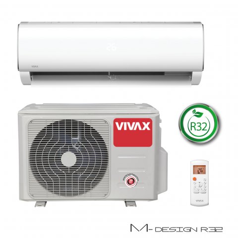 Vivax ACP-18CH50AEMI M-Design Oldalfali Inverteres hűtő-fűtő split klíma szett, 5,2kW, A++/A+, Wifi ready - Split klíma