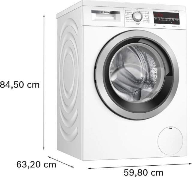 Bosch WUU28T62BY elöltöltős mosógép, 9kg, 1400 fordulat, A - Elöltöltős mosógép, mosó-szárító