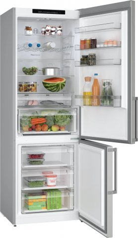 Bosch KGN49VICT kombinált hűtőszekrény, 311+129 liter, C, NoForst, inox - Szabadonálló hűtő, hűtőszekrény