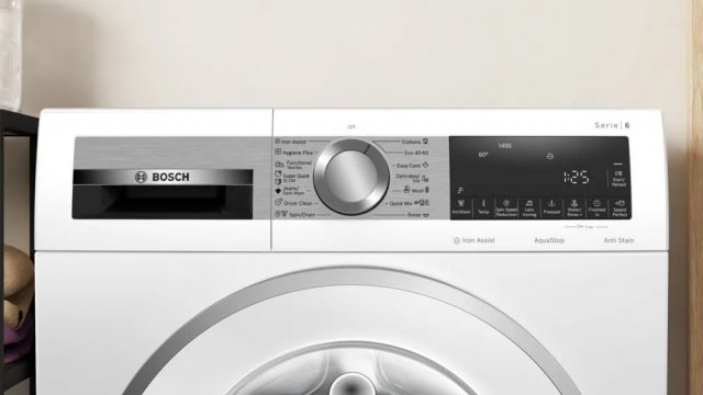 Bosch WGG244Z9BY elöltöltős mosógép, 9kg, 1400 fordulat, A, Iron Assist - Elöltöltős mosógép, mosó-szárító