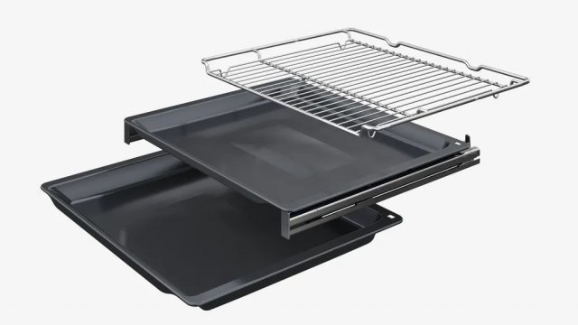 Bosch HBG974KB1 beépíthető elektromos sütő, 14 funkció, 71 liter, A+, TFT, pirolitikus, Home Connect - Beépíthető sütő, gőzsütő