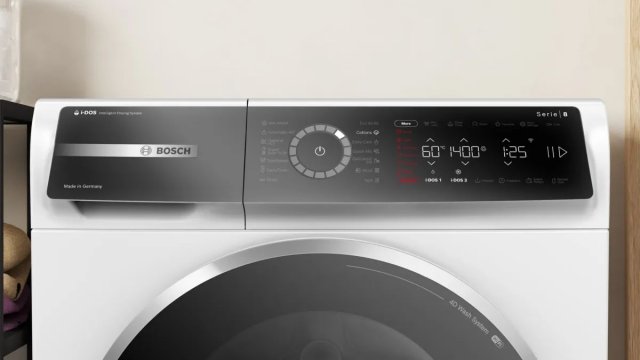 Bosch WGB254A2BY Serie 8 elöltöltős mosógép, 10kg, 1400 fordulat, A, i-DOS, Gőz, Home Connect - Elöltöltős mosógép, mosó-szárító