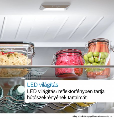Bosch KIN96ADC0 beépíthető kombinált hűtőszekrény, 215+75 liter, C - Beépíthető hűtő, fagyasztó, borhűtő
